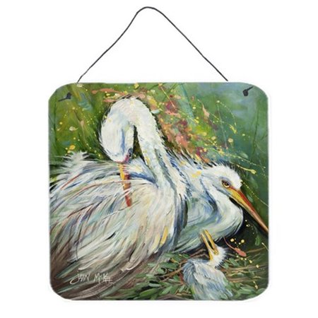 MICASA White Egret In The Rain Wall and Door Hanging Prints MI250911